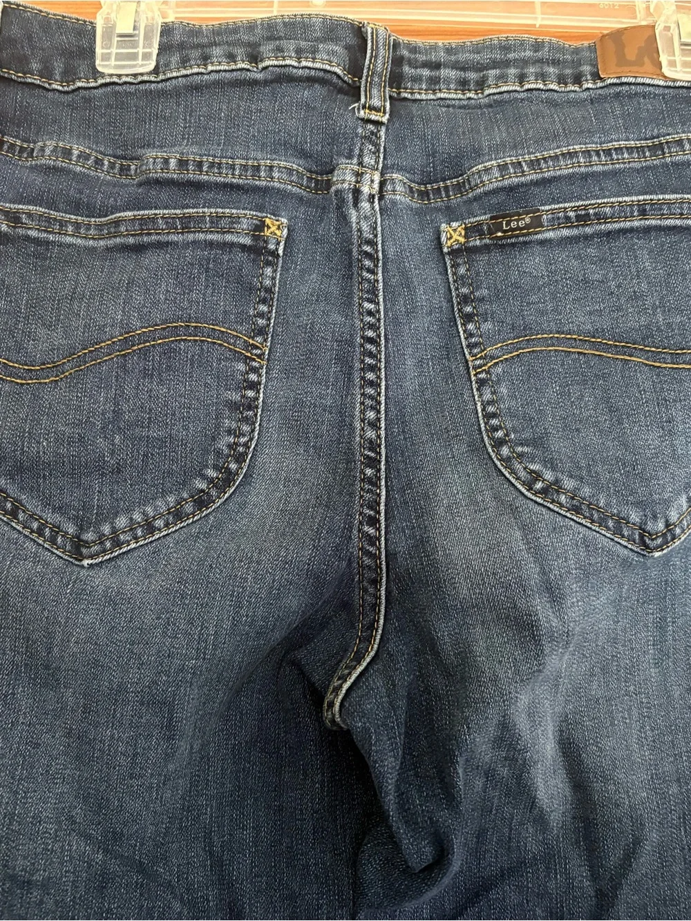 Dark Wash Straight Leg Jeans